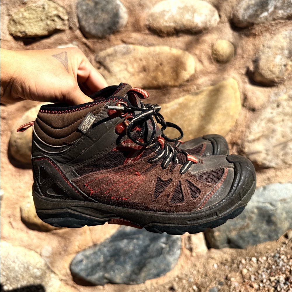 Merrell Sturdy Outdoor Kid’s Hiking Boots - Brown and Black